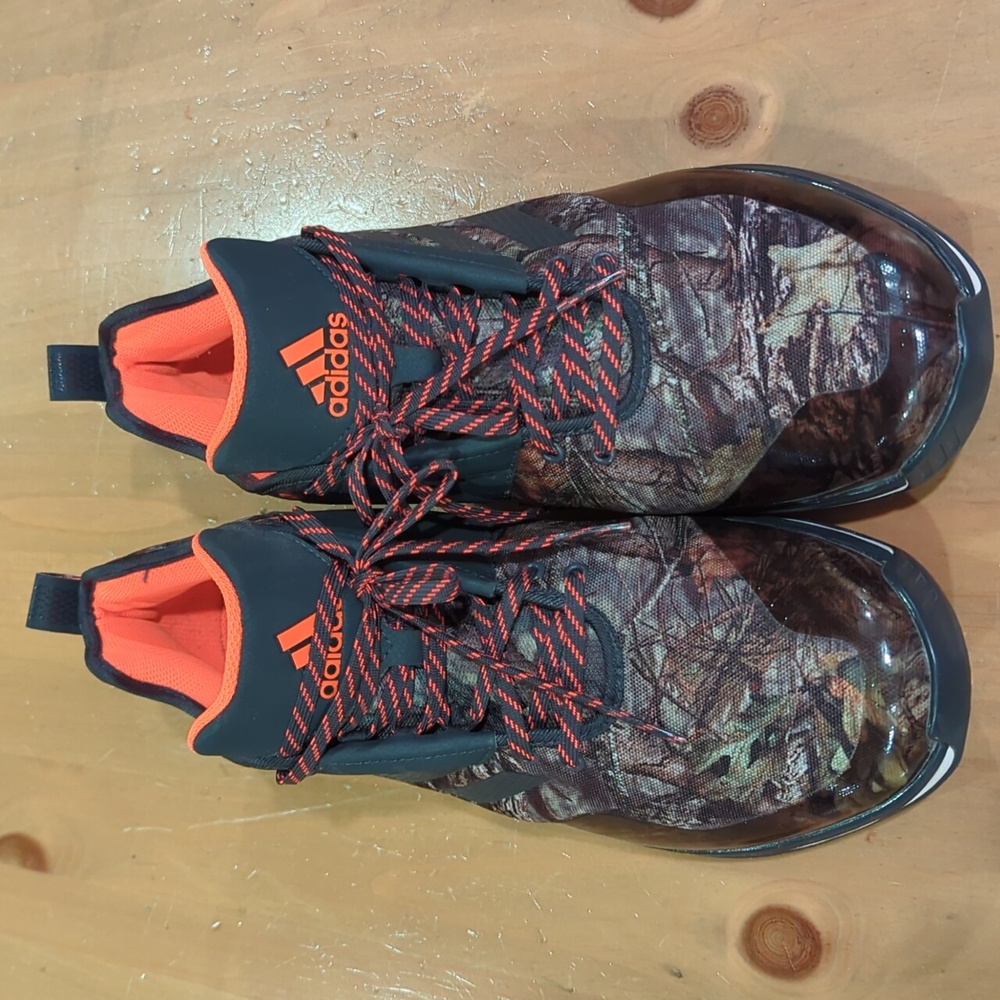 Adidas Speed Trainer 3.0 Turf Baseball Sneaker Camouflage Orange Size 14